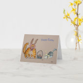 Kitty Oaster Card Karte (Gelbe Blume)