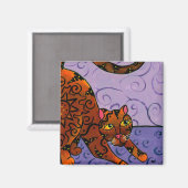 Kitty of the Rising Sun Magnet (Vorderseite/Rückseite)