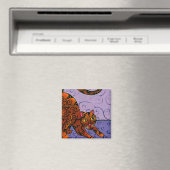 Kitty of the Rising Sun Magnet (In Situ (Geschirrspüler))