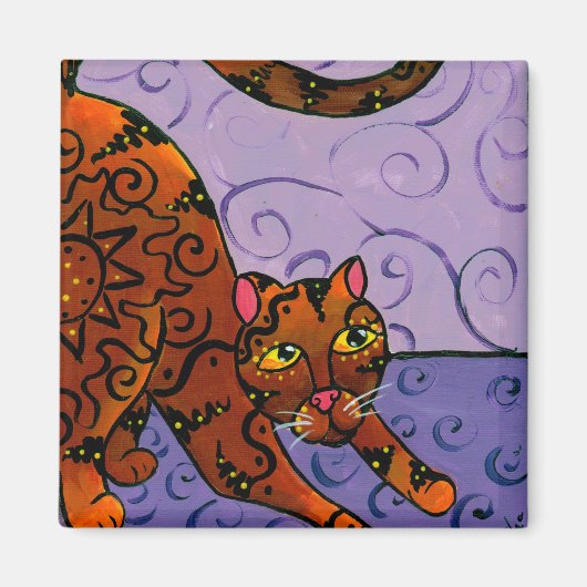 Kitty of the Rising Sun Magnet (Vorne)