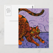 Kitty of the Rising Sun Postkarte (Vorne/Hinten)