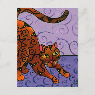 Kitty of the Rising Sun Postkarte