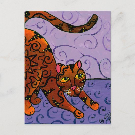 Kitty of the Rising Sun Postkarte (Vorderseite)