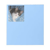 Kitty on Blue Notizblock (Vorderseite)
