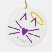 Kitty-Ornament in Erinnerung an JDW Keramik Ornament (Vorne)