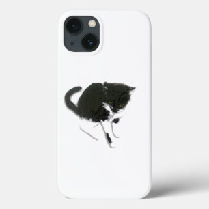 Kitty Painting Black and White Cat Case-Mate iPhone Hülle