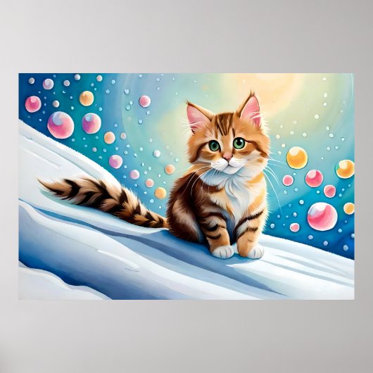 Kitty Painting bringt Lachen in den Sweet Playroom Poster (Vorne)