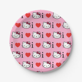 Kitty Paper Plates Pappteller