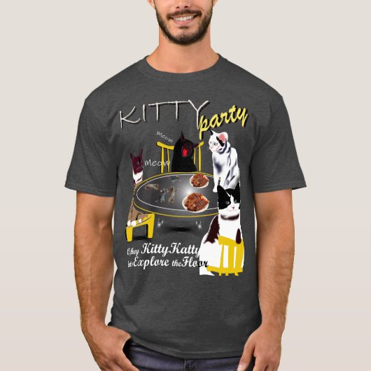 Kitty Party mit Kitty T-Shirt (Vorderseite)