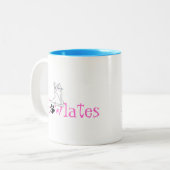 Kitty PAWlates Zweifarbige Tasse (Vorderseite Links)