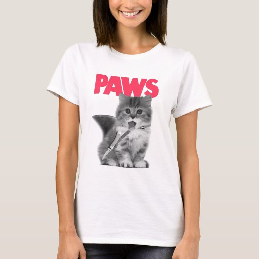 Kitty Paws/Jaws T-Shirt (Vorderseite)