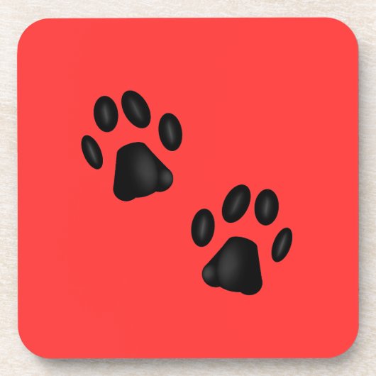 Kitty Paws Untersetzer (Vorderseite)