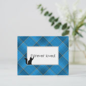 Kitty Pet Loss Beileid von Vet Postkarte (Stehend Vorderseite)