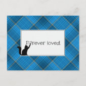 Kitty Pet Loss Beileid von Vet Postkarte (Vorderseite)