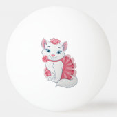 Kitty Ping Pong Ball Tischtennisball (Rückseite)