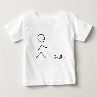 Kitty Playing String Baby T-shirt