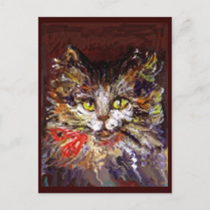 KITTY PORTRAIT POSTKARTE