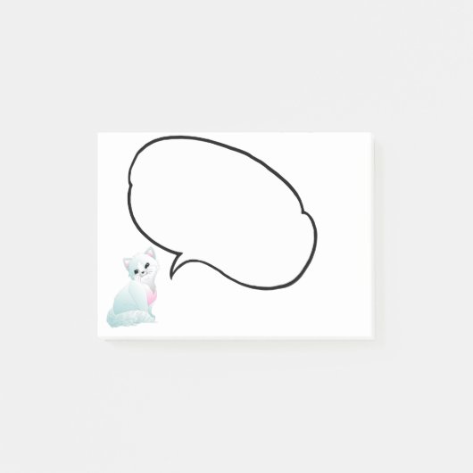 Kitty Post-it-Hinweise Post-it Klebezettel (Vorderseite)