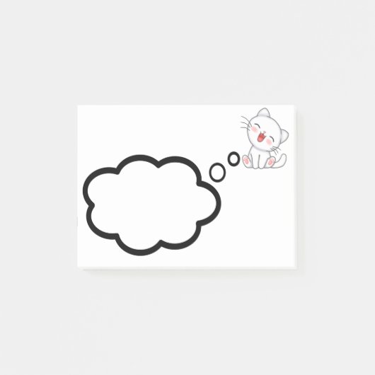 Kitty Post-it-Hinweise Post-it Klebezettel (Vorderseite)