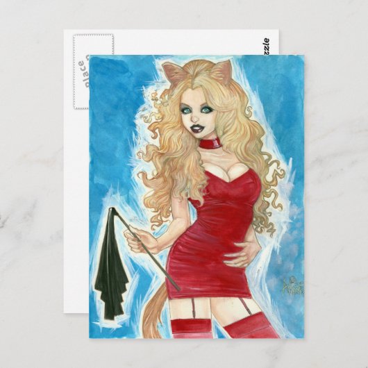 Kitty Postcard Postkarte (Vorne/Hinten)