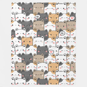 Kitty Power 60x80 Fleece Blanket