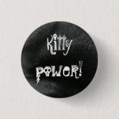 Kitty-Power! Knopf Button (Vorderseite)