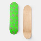 Kitty Pre-Built Komplett Neon Green Skateboard (Vorderseite)