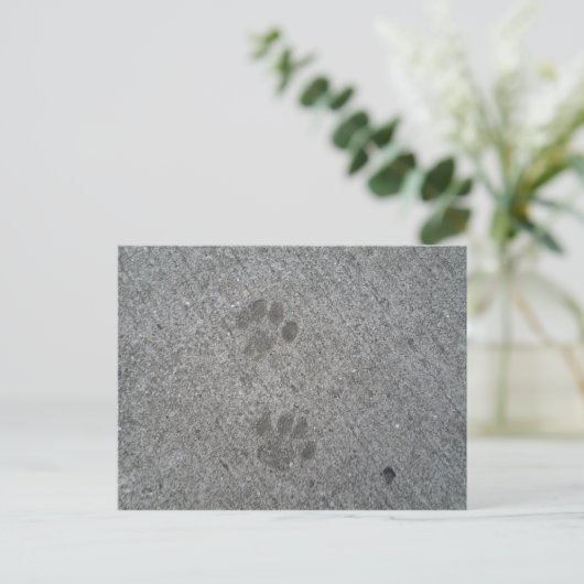 Kitty Prints Postkarte (Stehend Vorderseite)