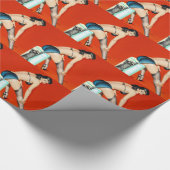 Kitty Pulp Pin Up Geschenkpapier (Ecke)