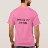 Kitty Purry Cat Sitters T-Shirt (Rückseite)