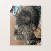 Kitty Quilter Tabletop Herausforderung Jigsaw Puzz Puzzle (Vertikal)