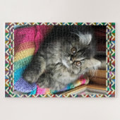 Kitty Quilter Tabletop Herausforderung Jigsaw Puzz Puzzle (Horizontal)