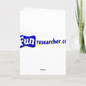 Kitty Ray Vaughan Feiertagskarte (Rückseite)