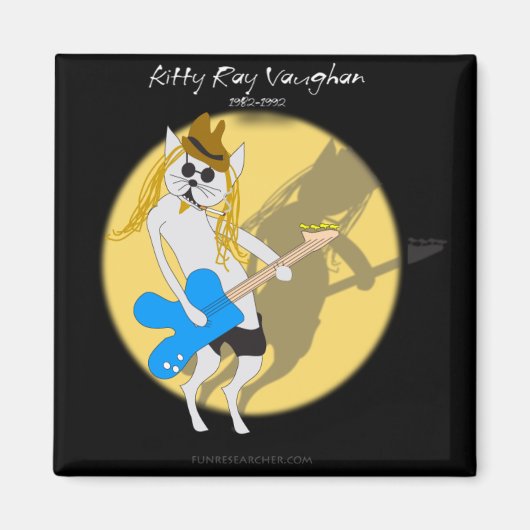 Kitty Ray Vaughan Magnet (Vorne)