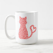 Kitty Red Heart Liebe Kaffee Tasse (Links)
