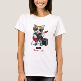 Kitty Rockstar T - Shirt