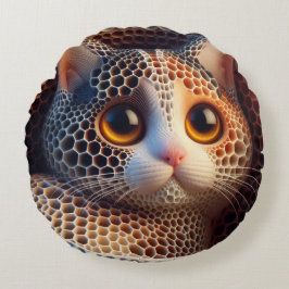 Kitty Round Pillow Rundes Kissen