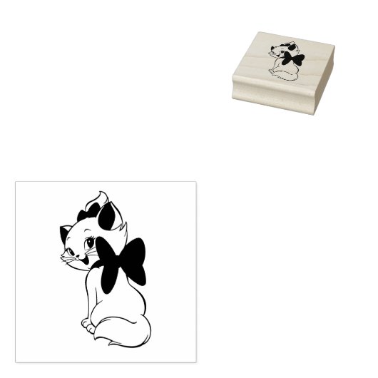 Kitty Rubber Stamp Gummistempel (Stempel)