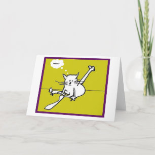 Kitty sagt WHaT? Grußkarte Karte
