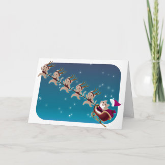 Kitty Sankt und Crew Feiertagskarte