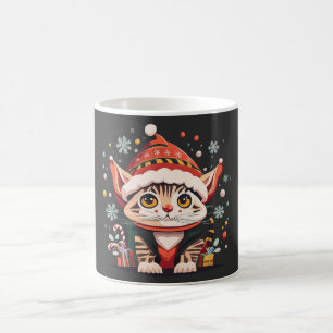 Kitty Santa Claus Tasse