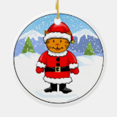 Kitty Santa Ornament (Hinten)