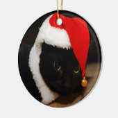 Kitty Santa ornament (Links)