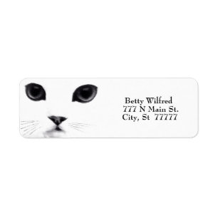 Kitty-Schwarz-weiße Gesichts-Eigenschaften