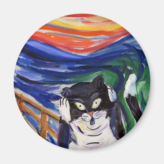 Kitty Scream Magnet (Vorne)