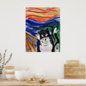 Kitty Scream Poster (Küche)