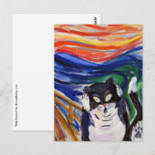 Kitty Scree Postkarte (Vorne/Hinten)