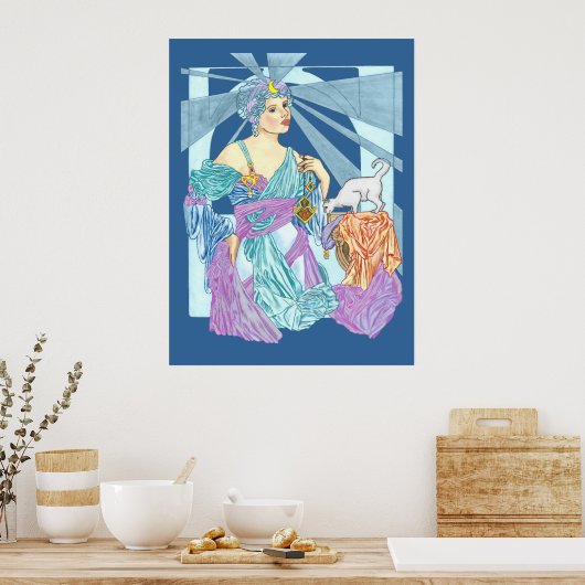 Kitty Selene Poster (Küche)