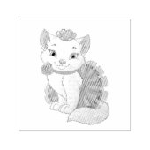 Kitty Self-Inking Briefmarke Permastempel (Design)