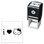 Kitty Self-inking Stamp Permastempel (Beispiel)